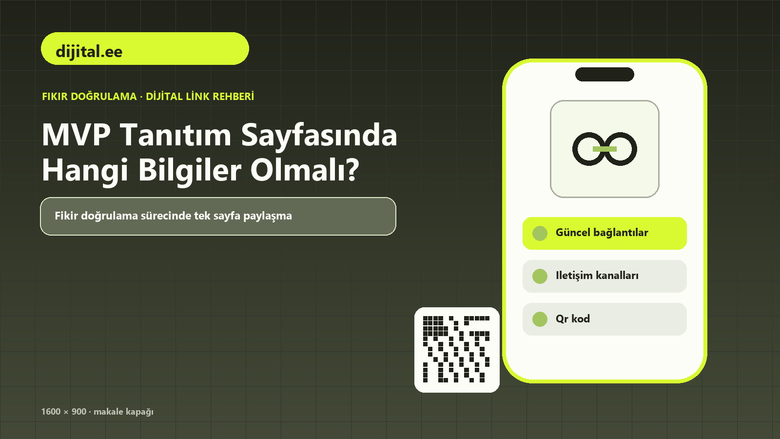 MVP Tanıtım Sayfasında Hangi Bilgiler Olmalı konulu dijital.ee rehber kapağı